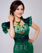 刘晓庆整容前后照片对比，“不老女神”脸有些僵硬啊 width=